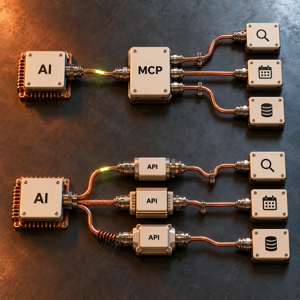 MCP vs пряма API-інтеграція: коли що використовувати